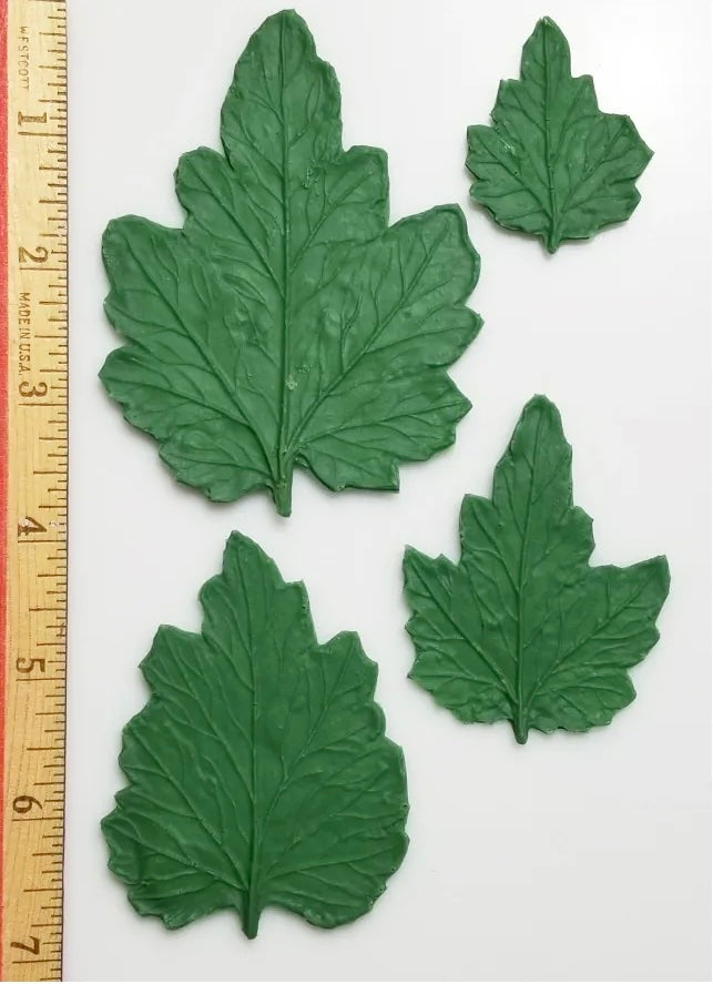 LP104 Mum Rubber Leaf Forms