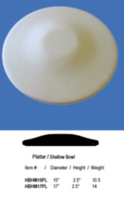 Hump Mold 17" Hydro Platter